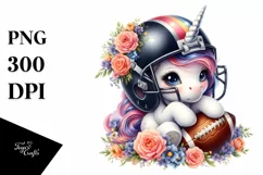 Pastel Baby Unicorn | Sublimation | Clipart Product Image 1