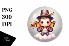 Cute Baby Butterfly Halloween PNG Product Image 3