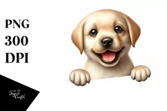 crazy Labrador Retriever Baby | Sublimation | Clipart Product Image 3