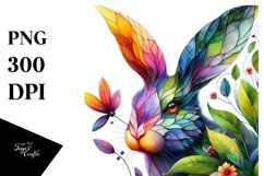 Vibrant Watercolor Cow, Transparent PNG Product Image 3