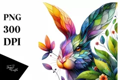 Vibrant Watercolor Cow, Transparent PNG Product Image 3