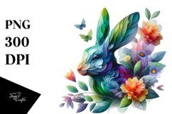 Vibrant Watercolor Cow, Transparent PNG Product Image 3