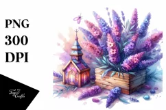 Vibrant Pastel Lavender , Transparent PNG Product Image 1