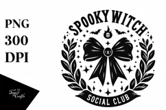 Croquette Bow Halloween PNG Product Image 1