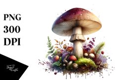 Detailed Mushroom with Splash Product Image 3