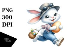 Happy Bunny with Sunglasses, PNG Product Image 1