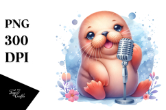 Cute Walrus PNG Product Image 1