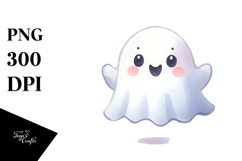 Funny Cute Ghost Bougee PNG Product Image 1
