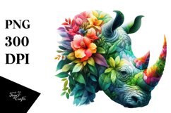 Rhino 3D Flowers PNG Product Image 3