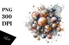 Abstract Cosmos PNG Product Image 1
