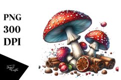 Detailed Mushroom with Splash Product Image 3
