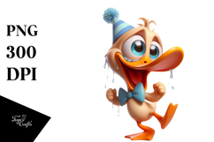 Joyful Duck with Party Hat Product Image 1