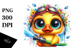 Vibrant Baby Duck Hose PNG Product Image 1