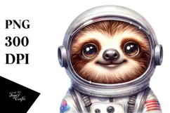 Baby Sloth with Goofy Smile PNG Product Image 1