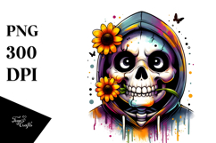 Funny Skeleton Design PNG Product Image 1