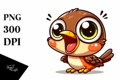 Colorful Cartoon Small Baby Thrush with Big Eyes Product Image 3
