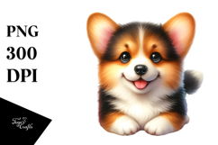 Cute Baby Corgi, High-Res PNG Product Image 1