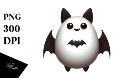 Digital Painting with Funny Bat PNG Product Image 1