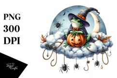 Frog Halloween Party PNG Product Image 1