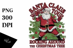 Santa World Tour PNG Clipart Product Image 2