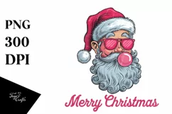 Pink Santa PNG Clipart Product Image 1