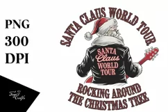 Santa World Tour PNG Clipart Product Image 1