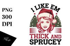 I like them real thick and sprucey Clipart PNG Product Image 1
