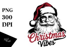 Christmas Vibes Santa PNG Clipart Product Image 3