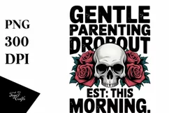 Gentle Parenting Dropout Clipart PNG Product Image 7