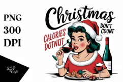 Christmas Calories Don't Count Clipart Product Image 3