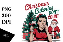 Christmas Calories Don't Count Clipart Product Image 2