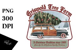 Griswold Tree Farm PNG Clipart |Tshirt Design Product Image 1