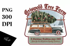 Griswold Tree Farm PNG Clipart |Tshirt Design Product Image 1