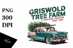 Griswold Tree Farm PNG Clipart |Tshirt Design Product Image 2