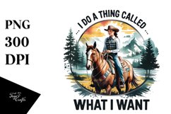 Cowgirl PNG Product Image 8