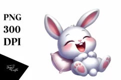 Easter Bunny Egg Flower, Clipart |T-shirt, Mug PNG Product Image 8