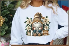 Merry Christmas Gnomie png, Christmas Gnome sublimation png Product Image 3