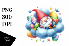 Easter Gnome Clipart |T-shirt, Mug PNG Product Image 8