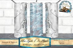 This is White agate tumbler wrap design is sized to fit sublimation tumblers, this tumbler design features white agate sides and an icy blue marble texture. 