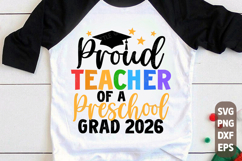 Preschool Grad 2026 SVG, Teacher Shirt, Last Day of School Product Image 1