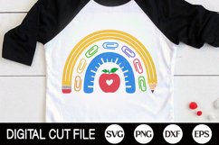 Last Day of School SVG, School Rainbow Shirt, Rainbow PNG Product Image 2