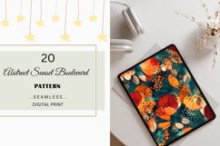 Abstract Seamless Paper Sunset Colors | Orange Digital Paper Product Image 6