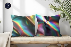 Seamless Iridescent Rainbow Foil Texture Digital Paper Product Image 2