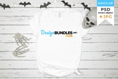 T-shirt Mockup Halloween | Halloween Mockup Bella Canvas Product Image 1