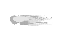 White brush stroke abstract element decoration Product Image 1