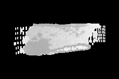 White brush stroke abstract element graphic Product Image 2