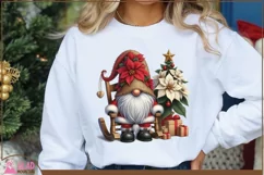 Santa Christmas Gnome png, Christmas Gnome sublimation png Product Image 3