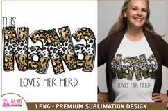 This Nana Loves Her Herd sublimation, Nana png, Grandma png Product Image 3