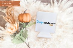 White Can Cover | Boho Mock up for Autumn Product Image 1