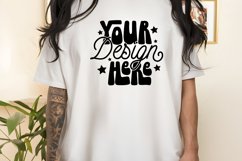 White Comfort Colors C1717 Mockup, Comfort Colors Mockup, Product Image 1